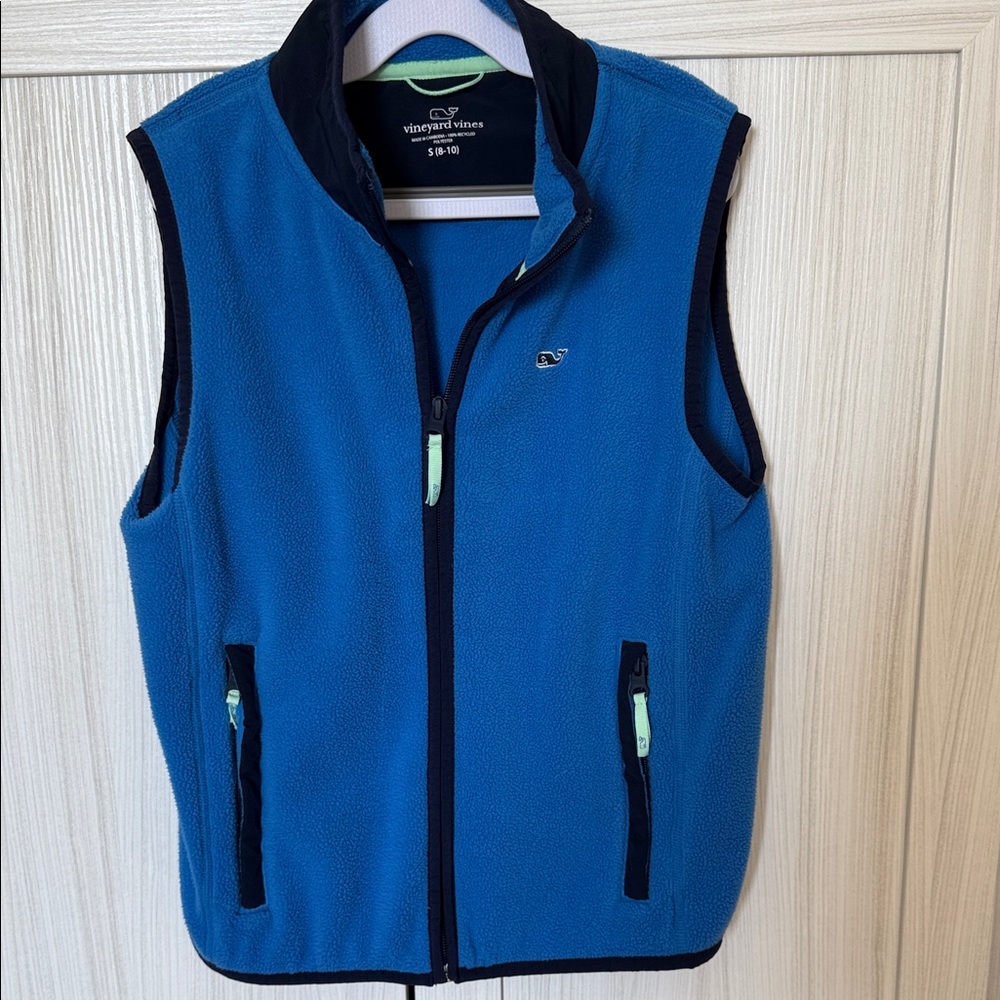 Vineyard Vines Kids Navy and Blue Vest